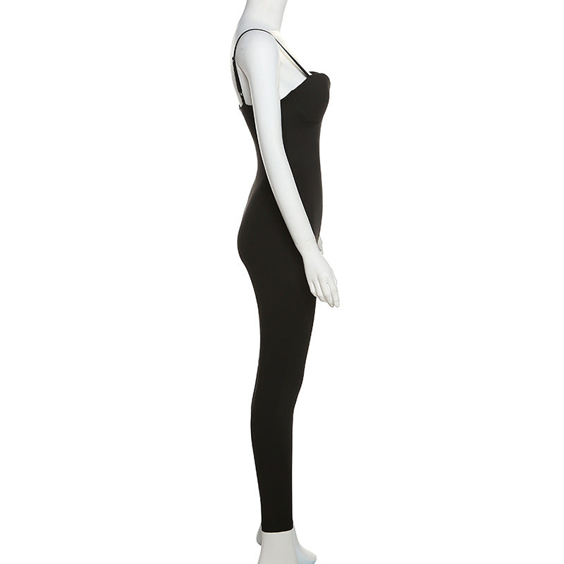 Sexy High Waist Casual Women Sports Jumpsuits