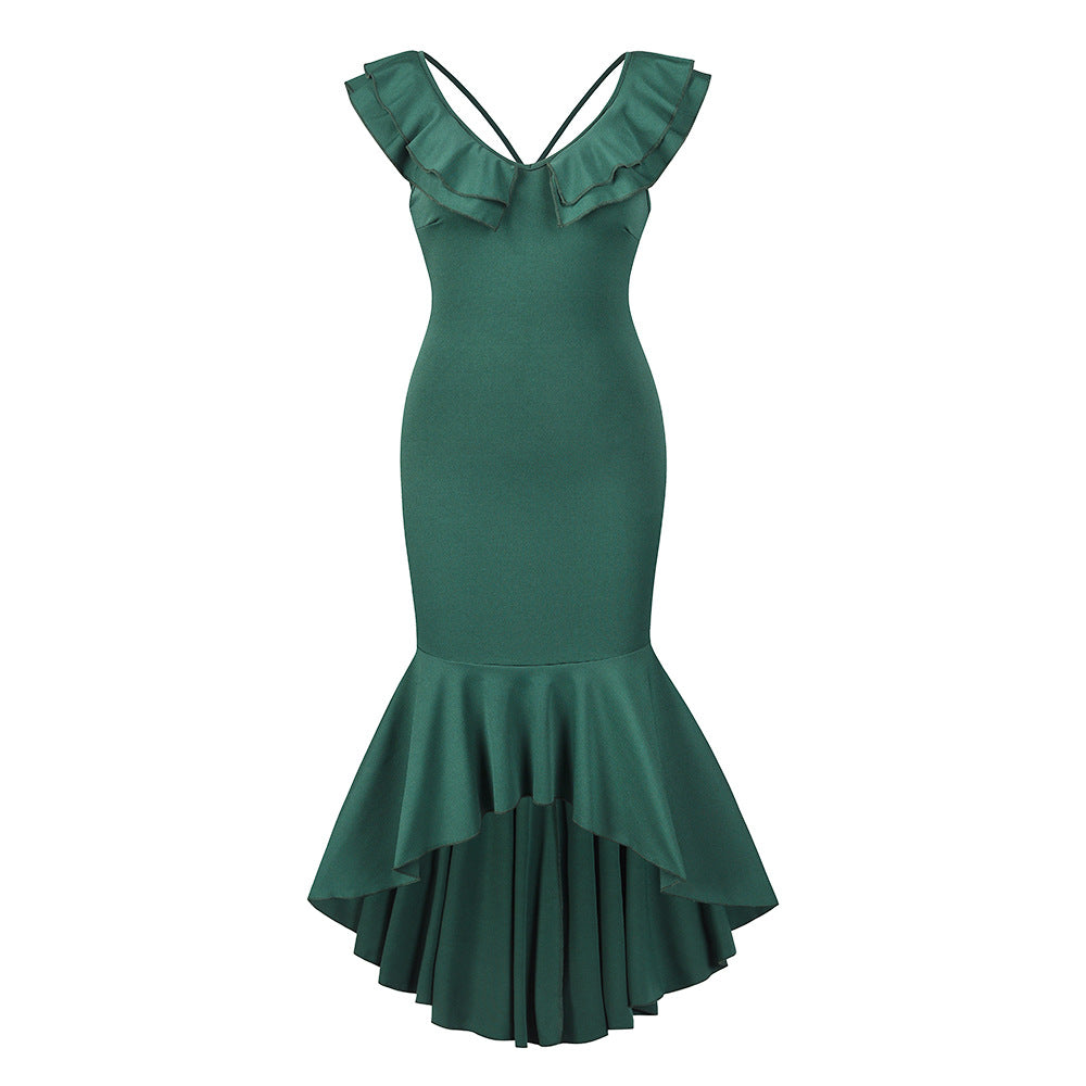 Sexy Backless Women Party Mermaid Dresses