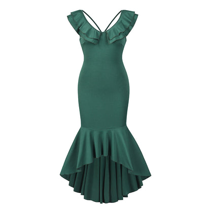 Sexy Backless Women Party Mermaid Dresses