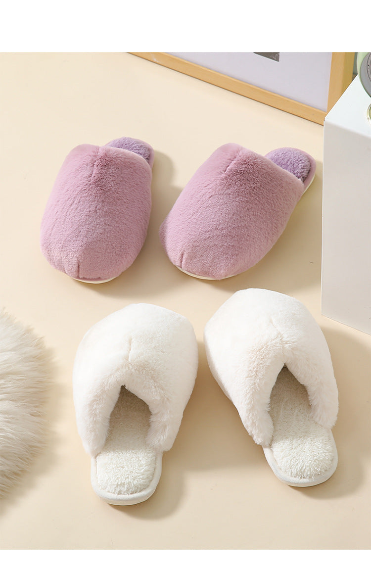 Anti Skip Velvet Plush Winter Slippers