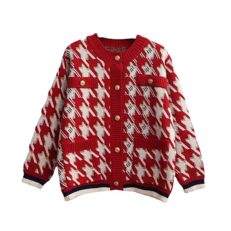Vintage Knitted Short Cardigans for Women