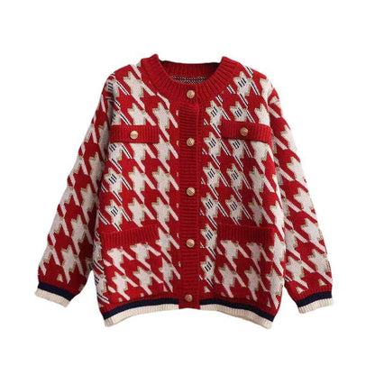 Vintage Knitted Short Cardigans for Women