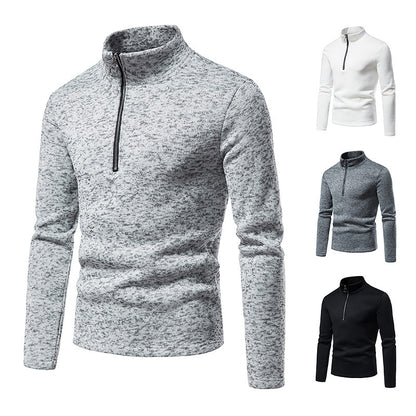 Turtleneck Zipper Men's Sweaters