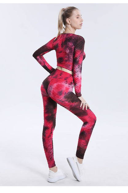 Sexy Dyed Sports Yoga Suits for Women