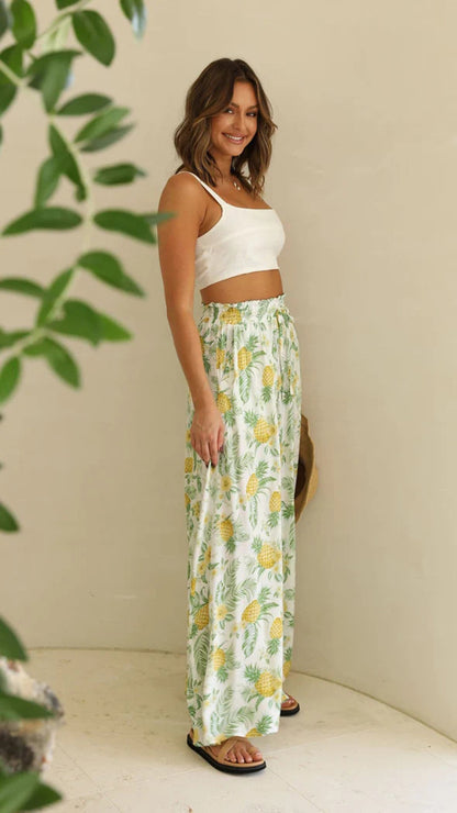 Casual Summer Wide Legs Long Pants for Women