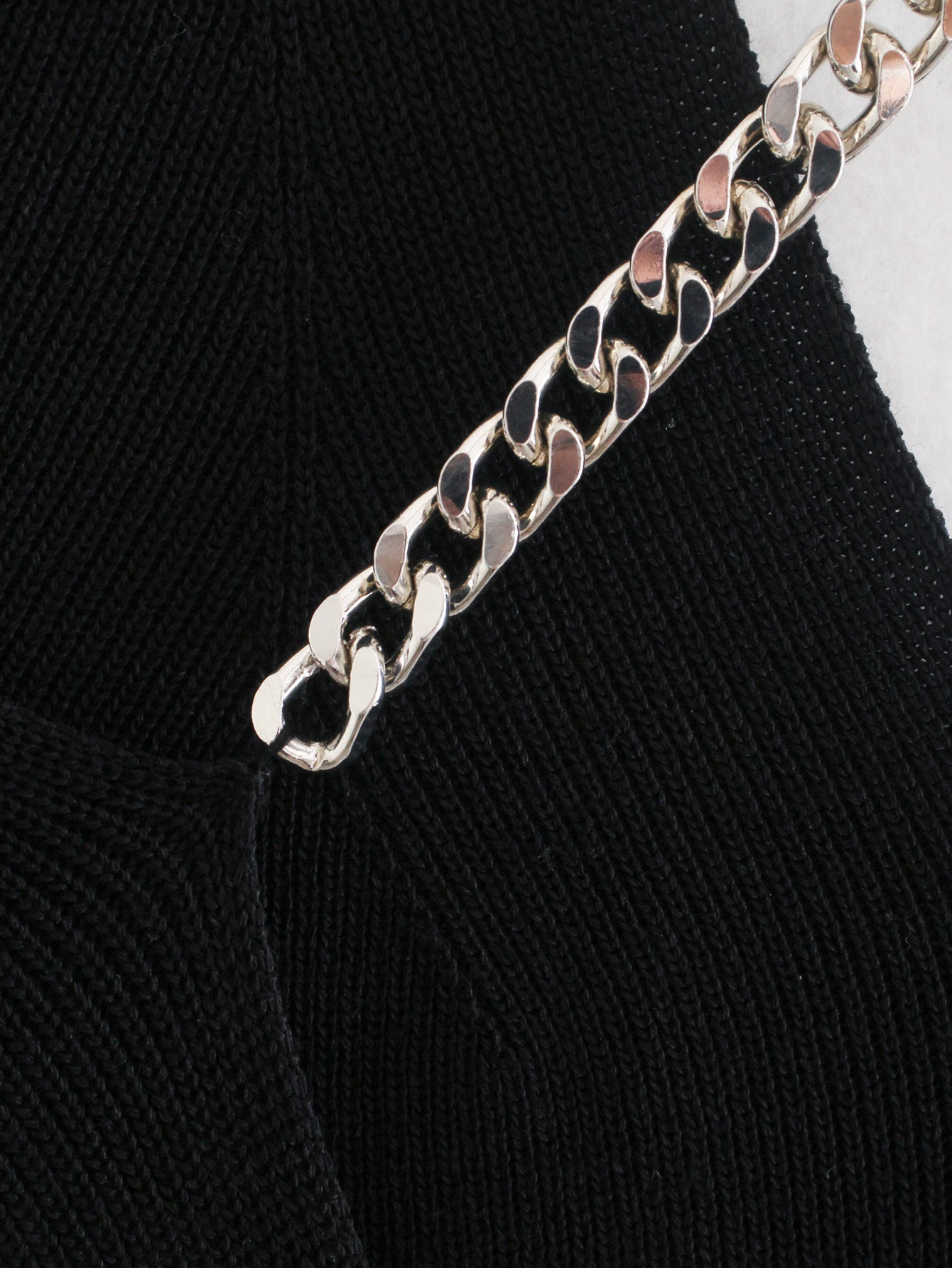 Sexy Black Backless Knitting Crossed Chains Women Dresses