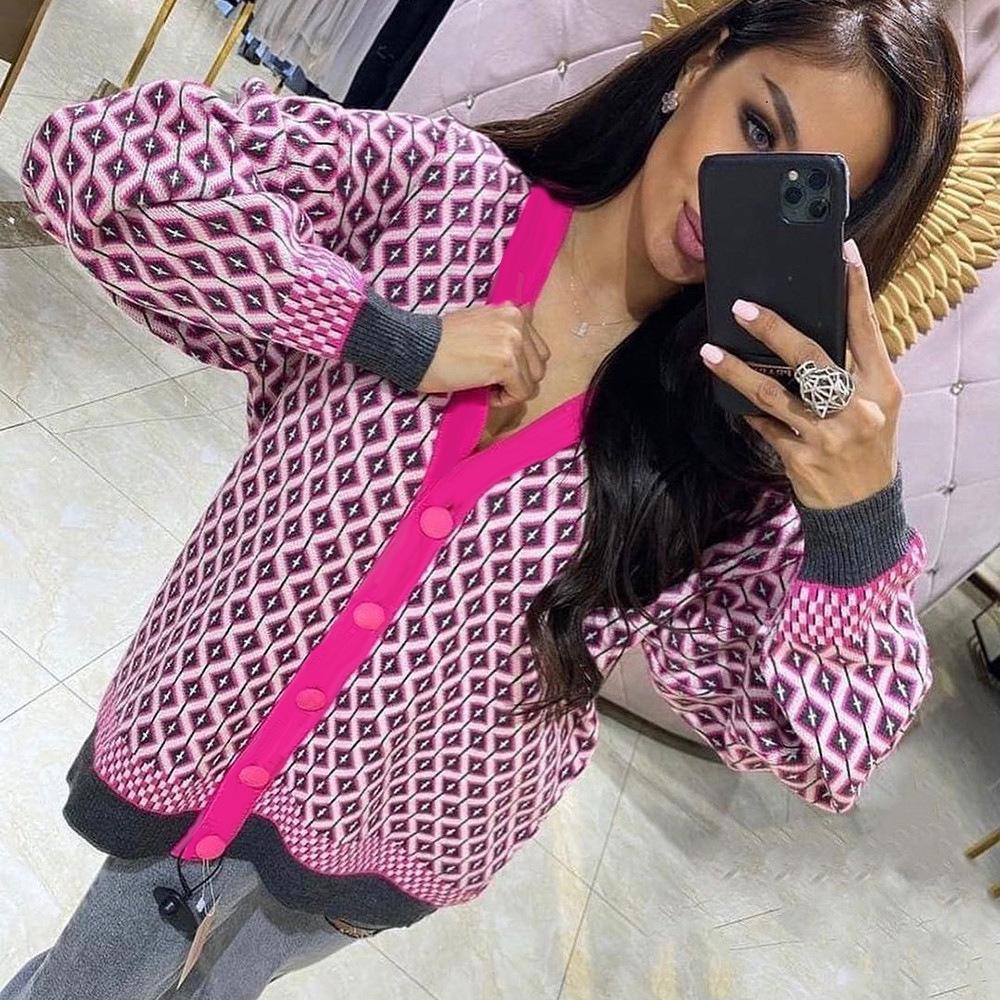 Fashoin Irregular Women Casual Loose Cardigan Sweaters
