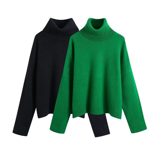 Winter Turtleneck Knitted Sweaters for Women