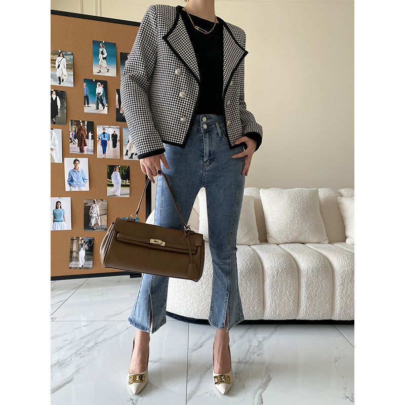 Vintage Designed Fall Short Jackets for Women