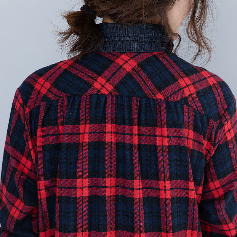 Vintage Plus Sizes Long Sleeves Shirts Dresses