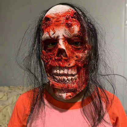 Halloween Horrible Room Escape Wigs&Mask Murder-STYLEGOING