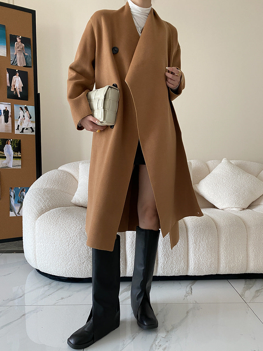 Desined Luxury Woolen Overcoats for Women
