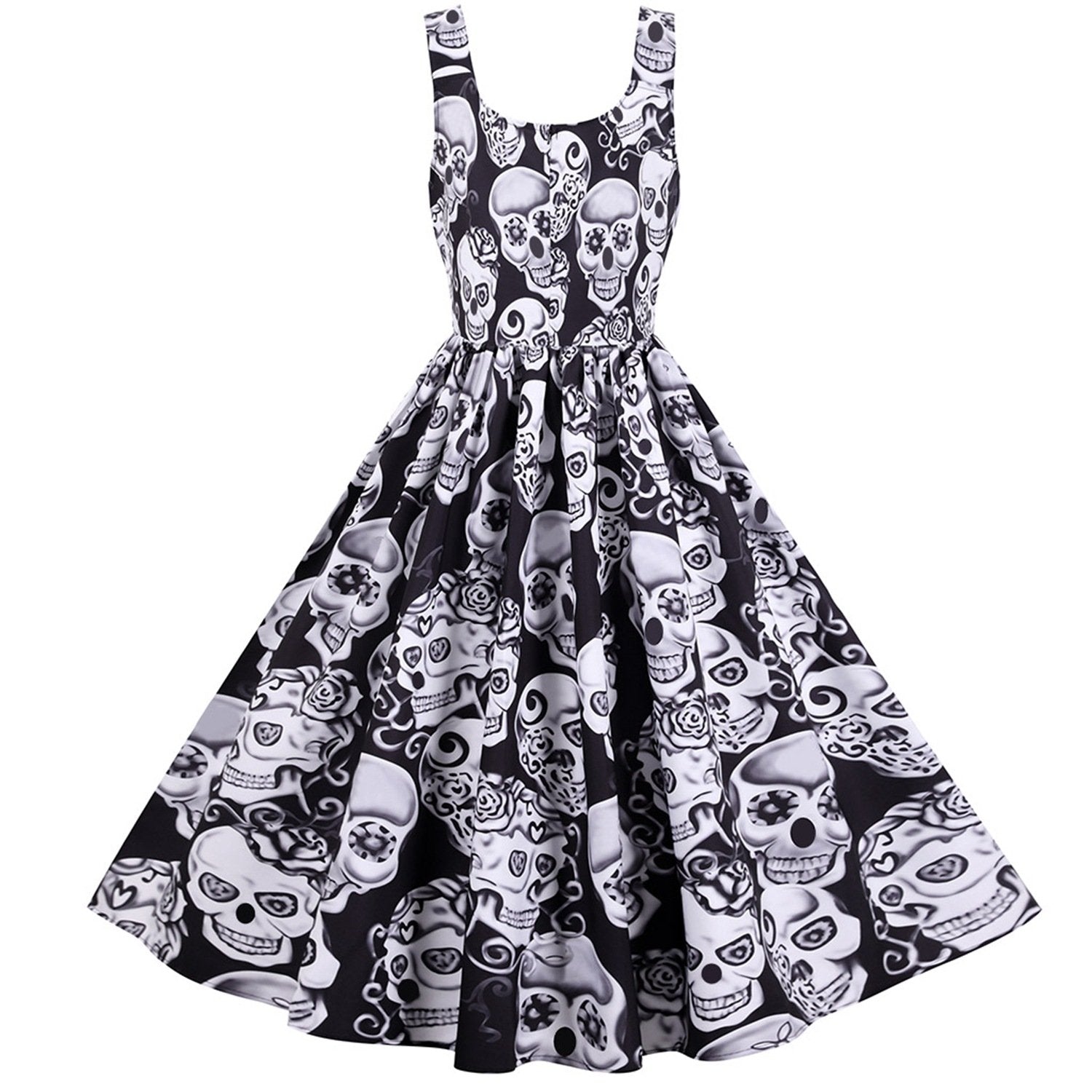 Sexy Tank Top Vintage Halloween Dresses-STYLEGOING
