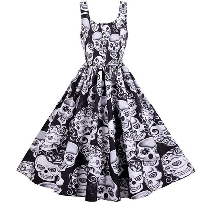 Sexy Tank Top Vintage Halloween Dresses-STYLEGOING