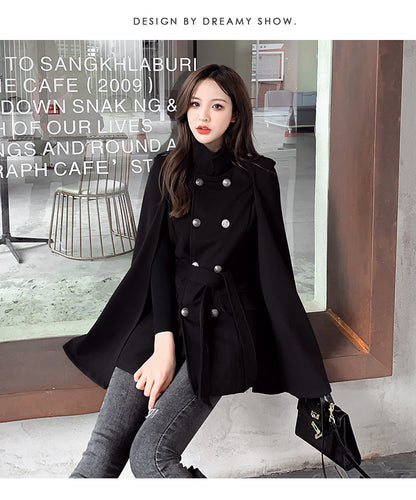 Designed Fashion Women Fall Overcoats