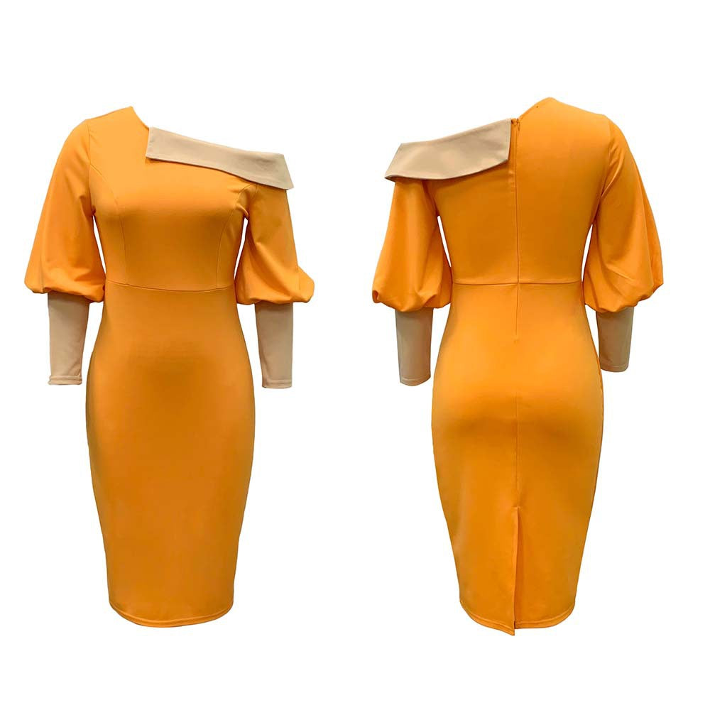 Sexy Office Lady Plus Sizes Dresses