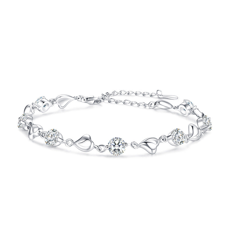 Fashion Lover Luxury Sterling Sliver Bracelet for Women