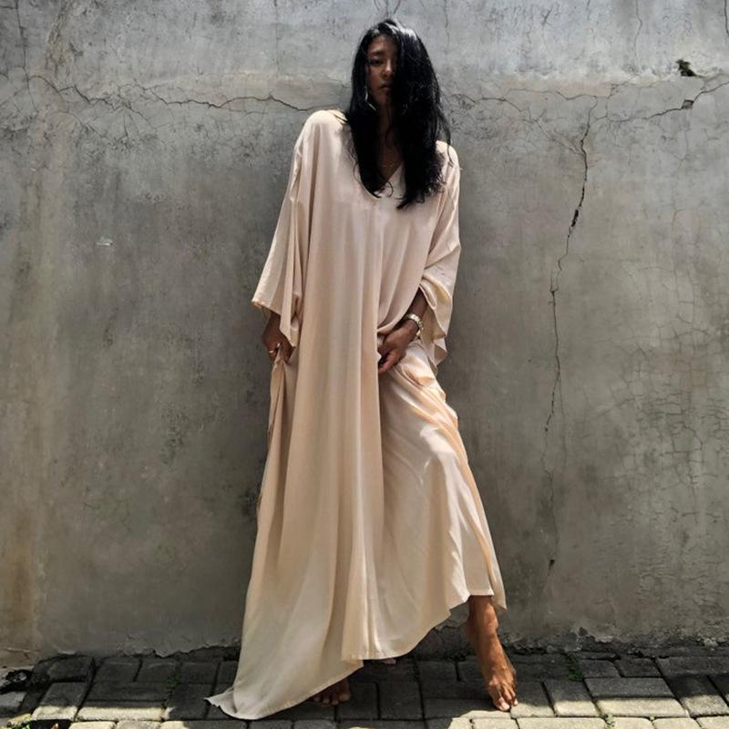 Casual Summer Holiday  Long Romper Cover Up Dresses