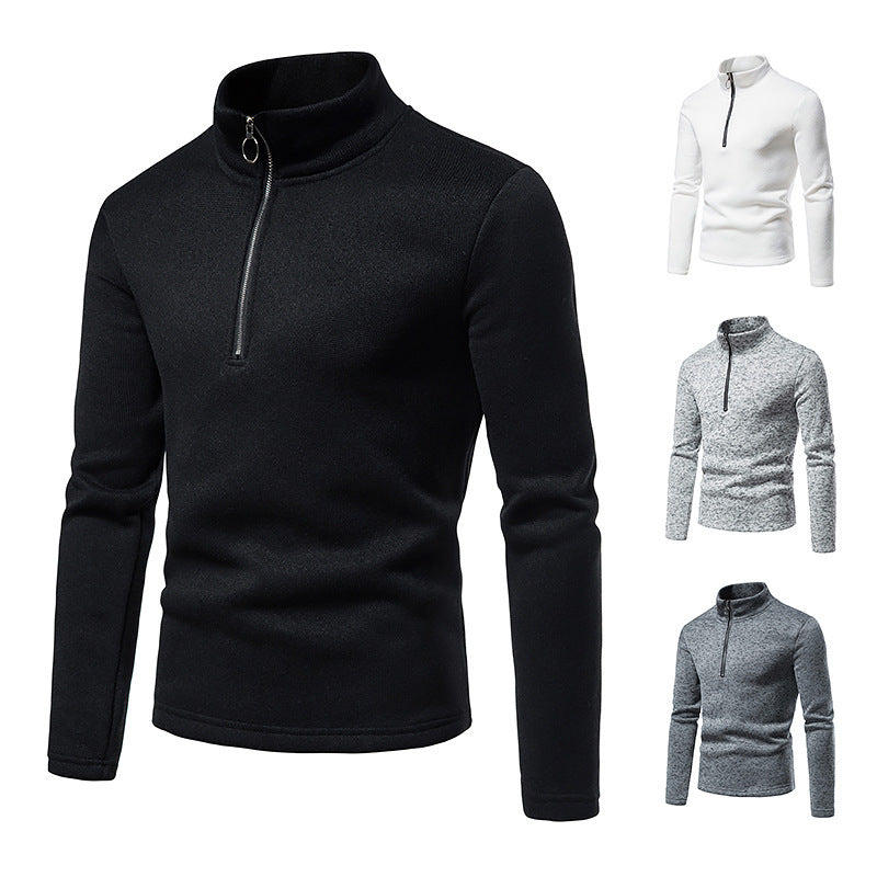Turtleneck Zipper Men's Sweaters