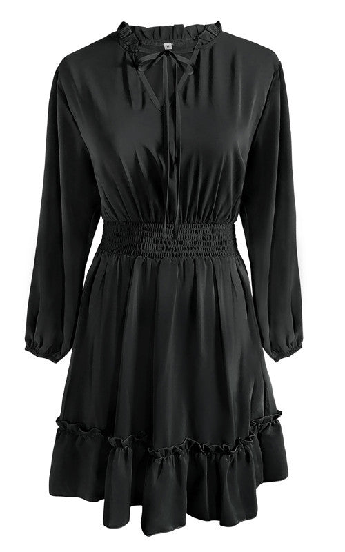 Vintage Long Sleeves A Line Fall Dresses