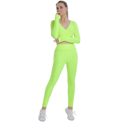 Sexy Bubble Design Women Gym Outfits