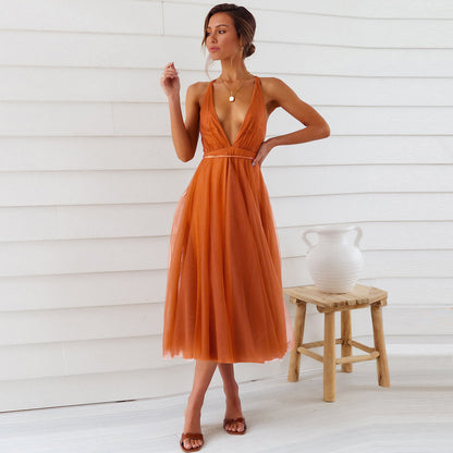 Sexy Summer Tulle Fairly Women Party Dresses