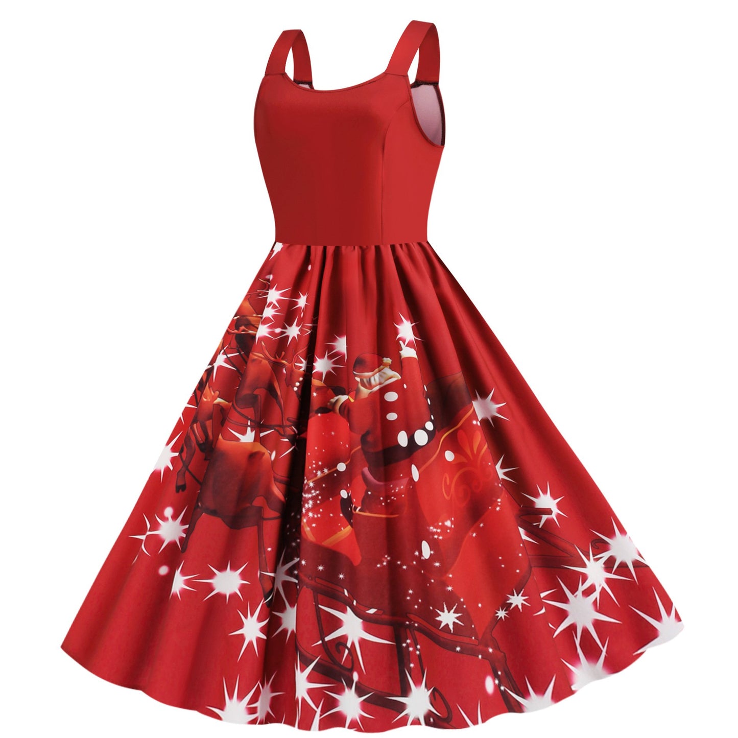Sexy Tank Top Vintage Zipper Dresses-STYLEGOING