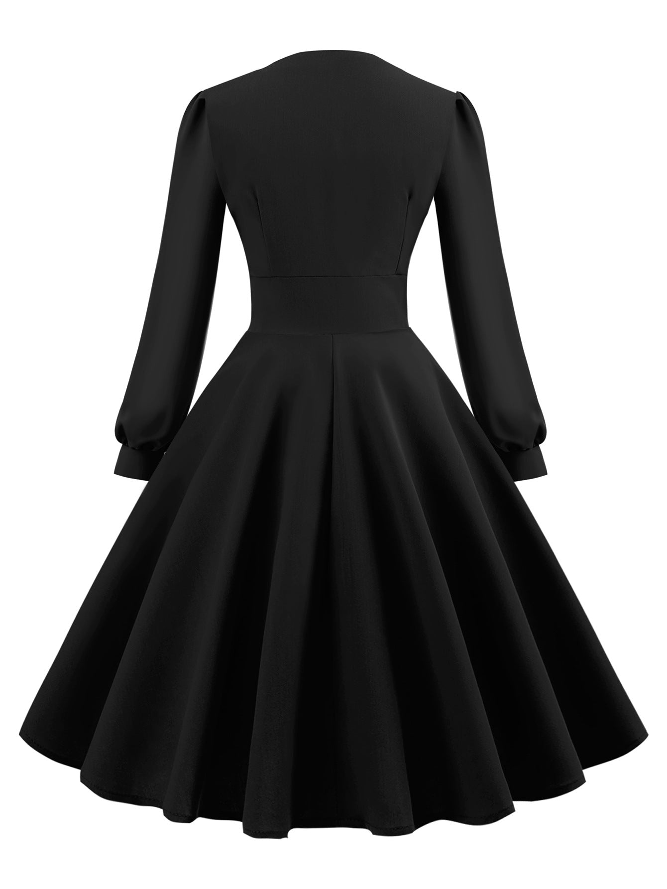 Vintage Long Sleeves Dresses with Button