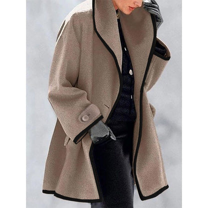 Plus Sizes Women Woolen Overcoat