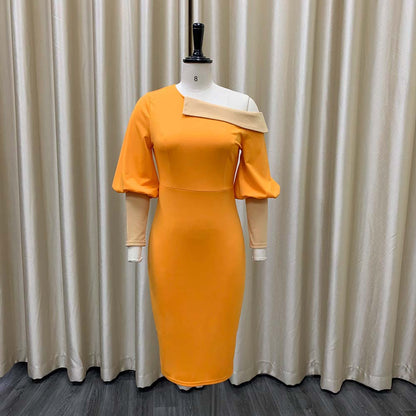 Sexy Office Lady Plus Sizes Dresses