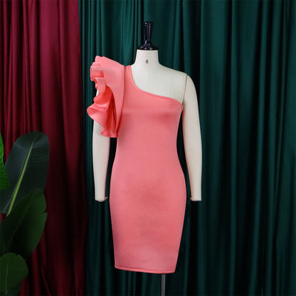 Summer One Shoulder Sexy Party Dresses for Women