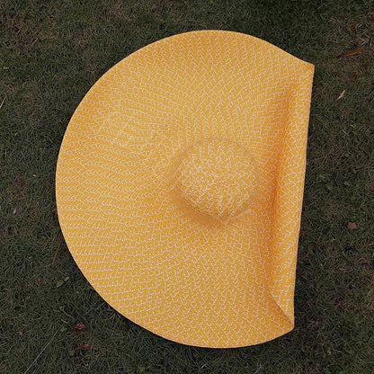 Women Summer Sun-proof Foldable Beach Hats-STYLEGOING