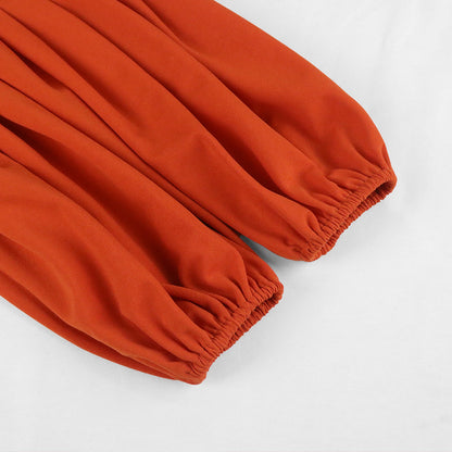 Sexy One Shoulder High Waist Irregular Plus Sizes Dresses