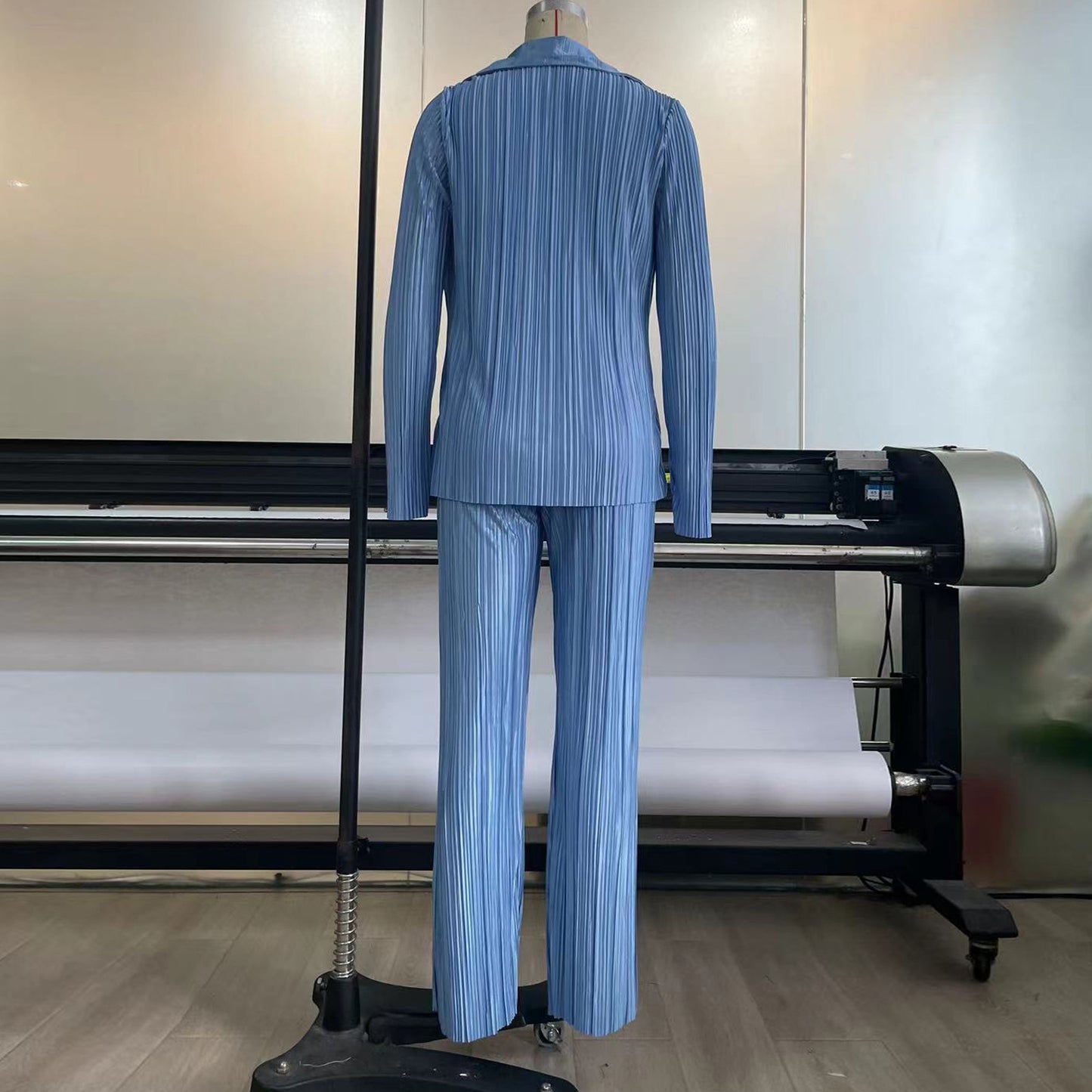 Casual Summer Long Sleeves Shirts and Pants Sleepwear