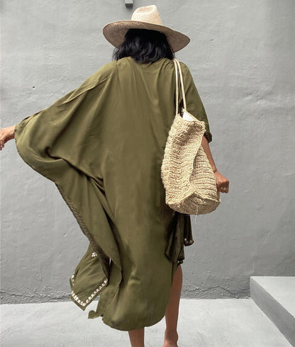 Boho Summer Holiday Kimono Cover Up Dresses