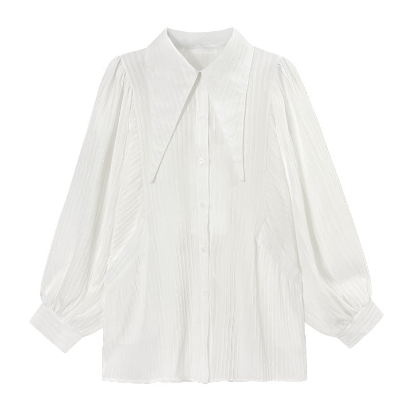 Designed See Through Long Sleeves Shirts for Women