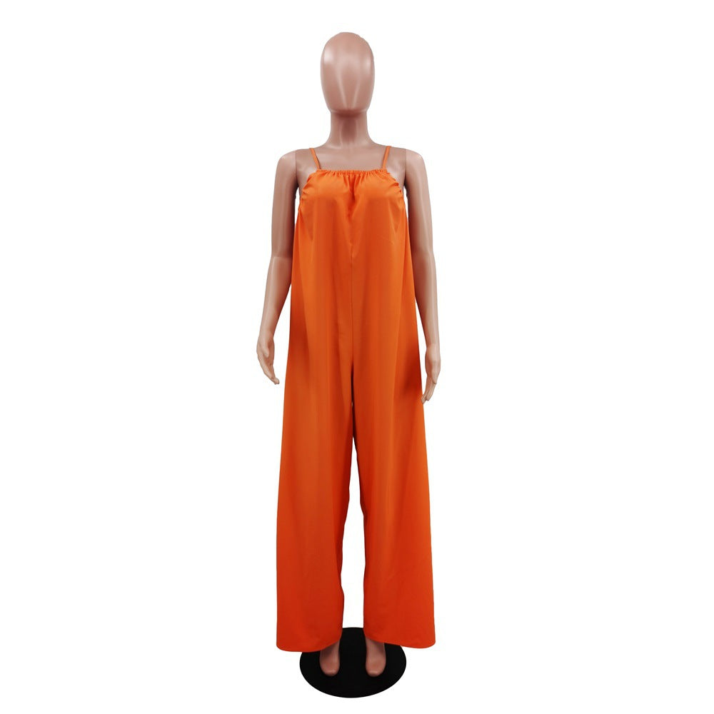 Sexy Casual Spaghetti Straps Women Jumpsuits