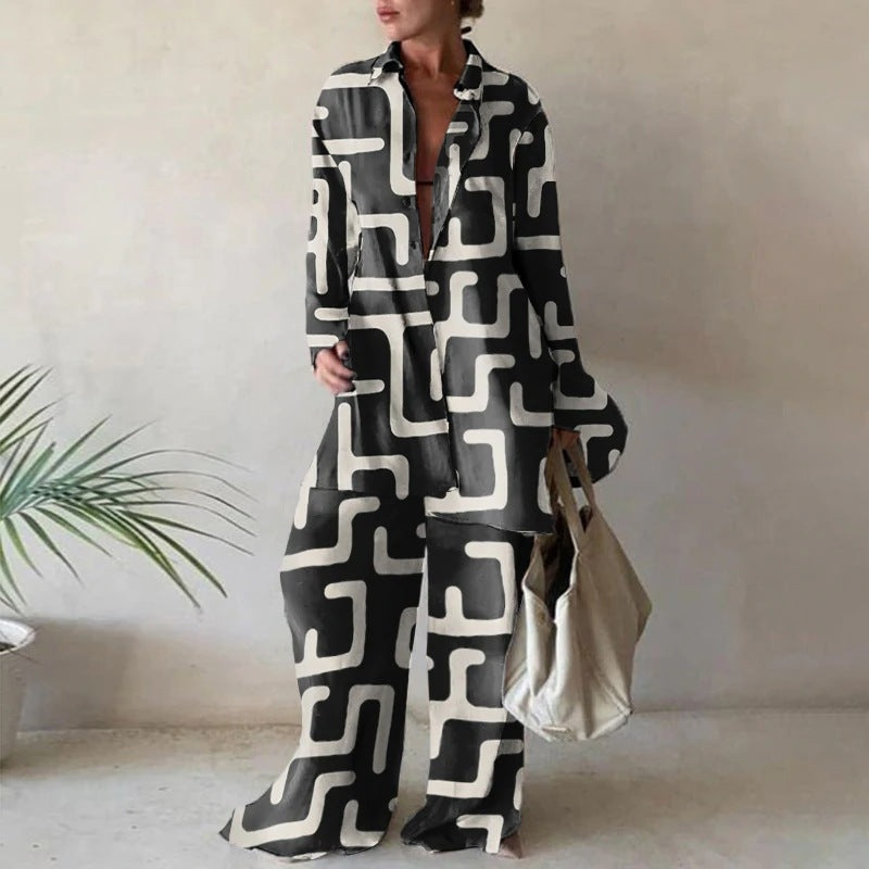 Casual Summer Holiday Long Sleeves Suits for Women