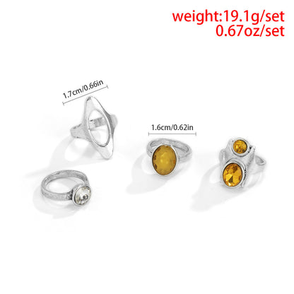 Punk Style Vintage Ring Set for Women