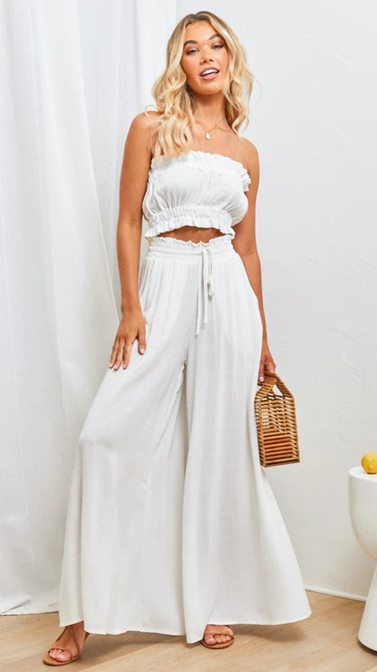 Casual Summer Wide Legs Long Pants for Women