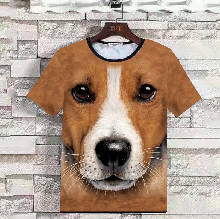 Summer 3D Animal Print Men T Shirts-STYLEGOING
