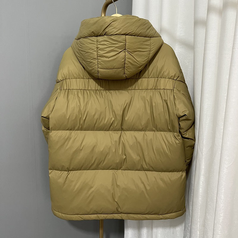 Winter Down Fashion Overcoats with Hats