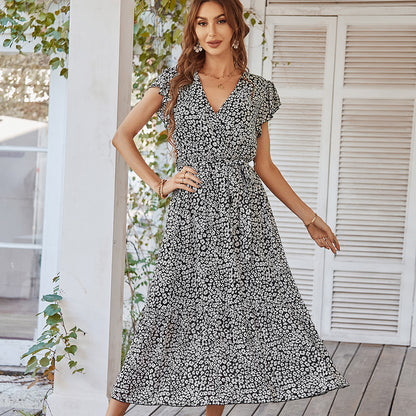 Fairly Floral Print Summer Holiday Dresses