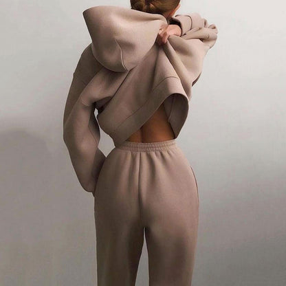 Casual Fashion Two Pieces Sports Suits for Women