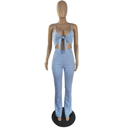 Sexy Summer Bandage Sleeveless Women Jumpsuits