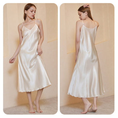 Sexy Satin Women Night Dresses