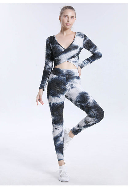 Sexy Dyed Sports Yoga Suits for Women