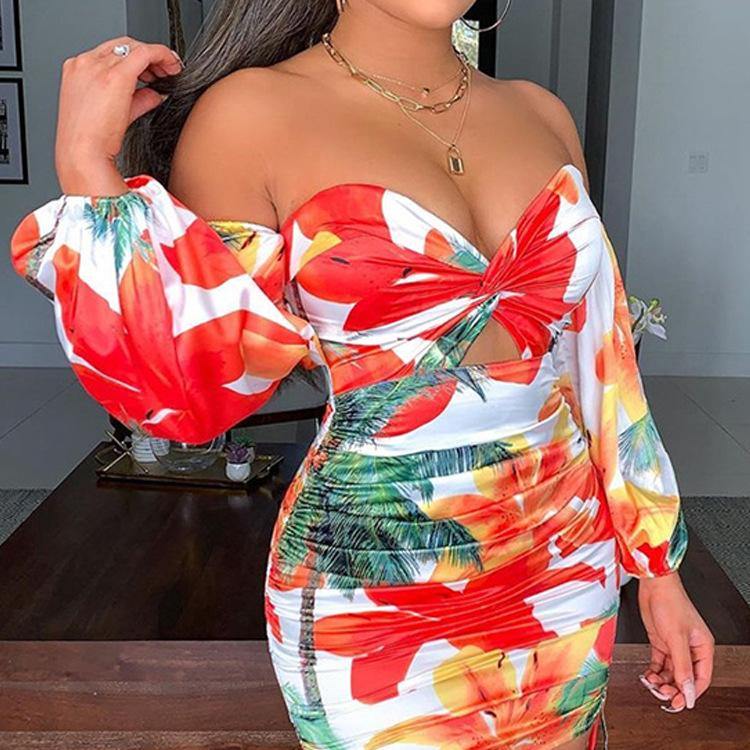 Sexy One Shoulder Mini Short Dresses-STYLEGOING