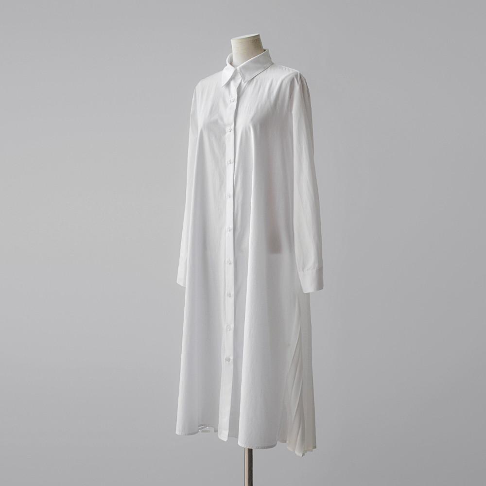 Classy Women Plus Sizes Pleated Long Shirt Dresses-STYLEGOING