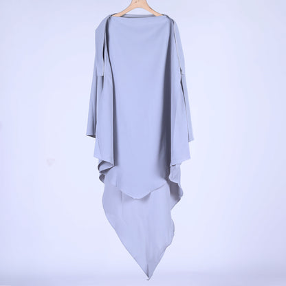 Women Plus Sizes Dresses with Scarf